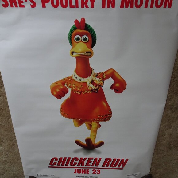CHICKEN RUN - MOVIE BANNER - GINGER CHARACTER BANNER - Picture 4 of 4